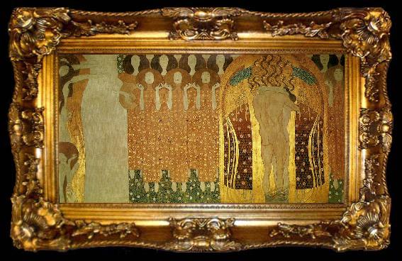 framed  Gustav Klimt beethovenfrisen, ta009-2